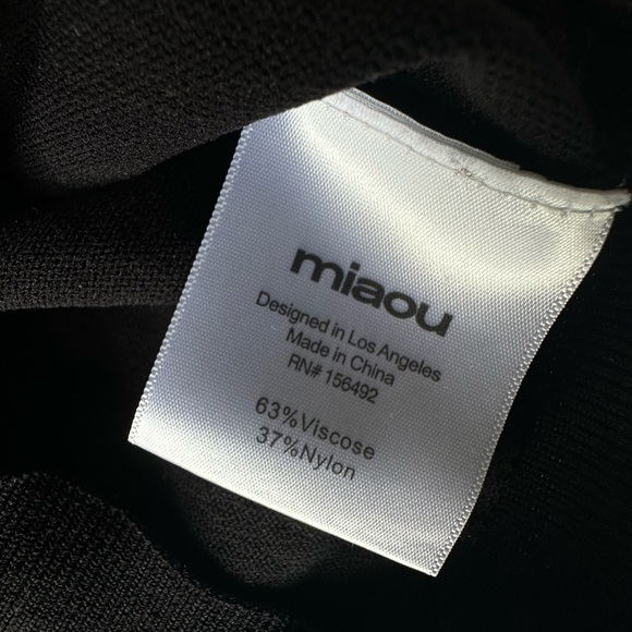 Miaou Otto Asymmetric Zip Turtleneck Sweater New Size Small - Picture 11 of 11